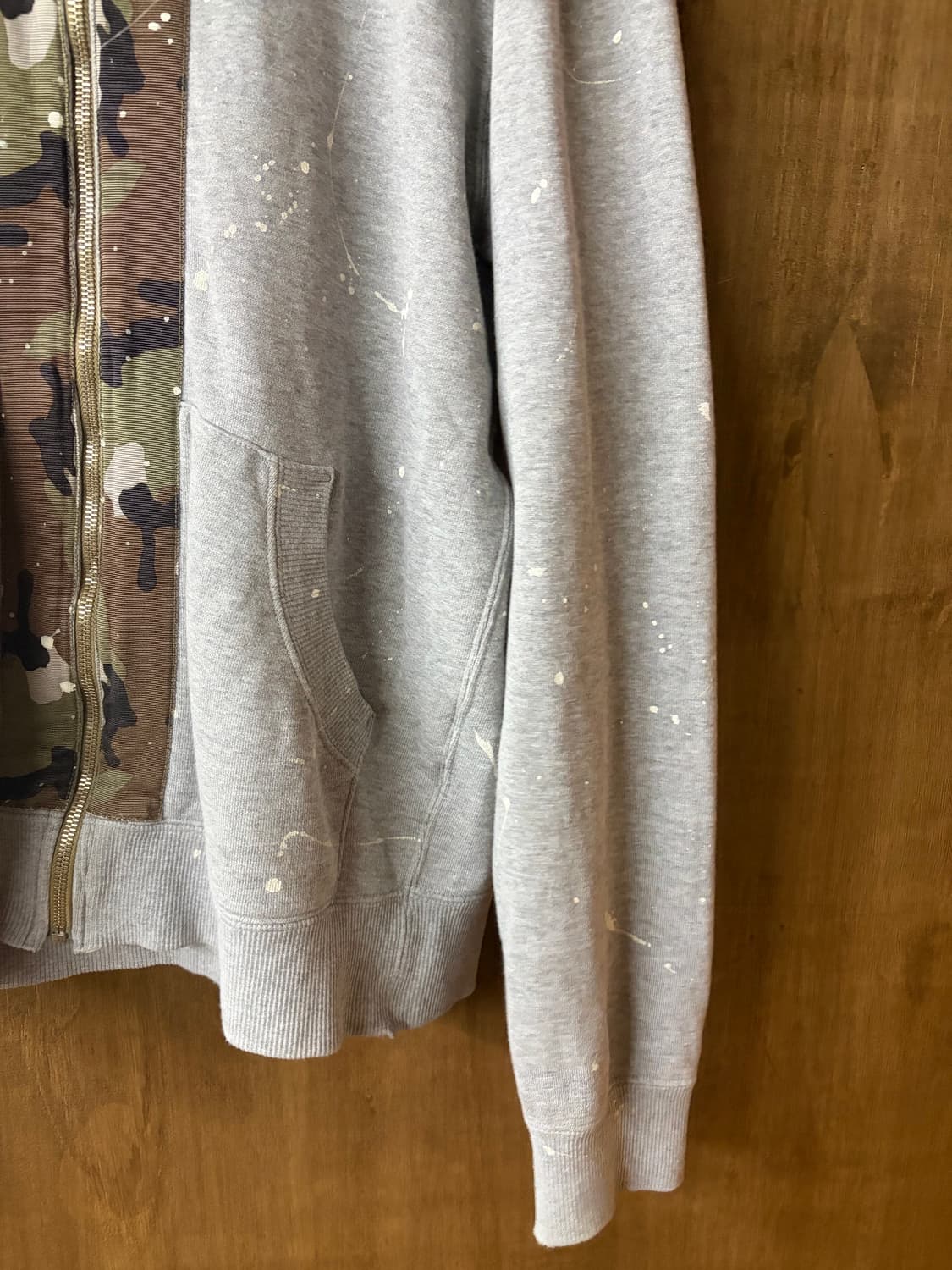 Comme des garcons homme 페인티드 후드집업 M 상품이미지5