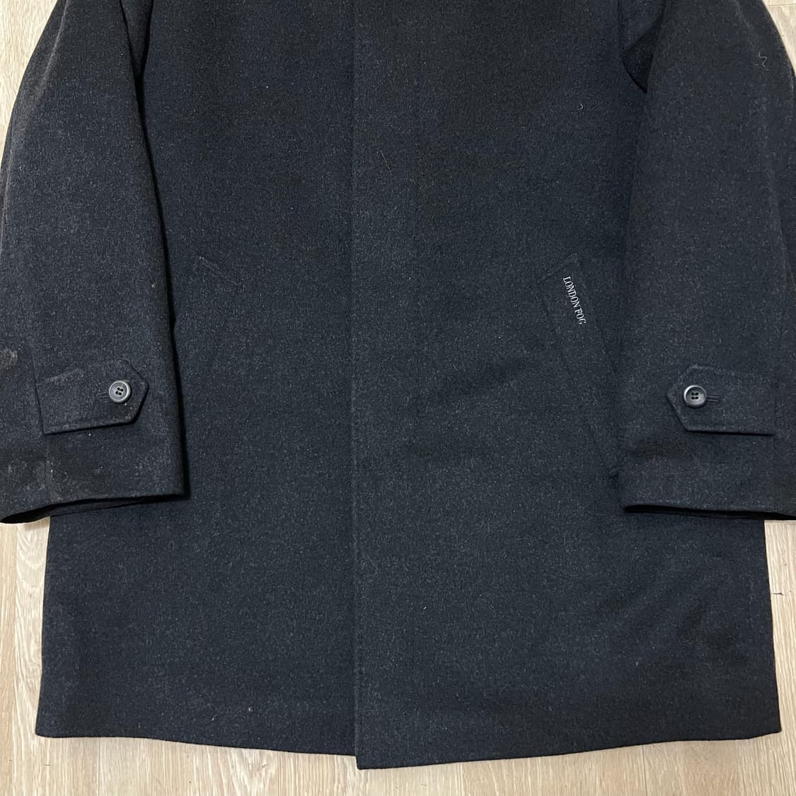 런던포그 남성 클래식 싱글 발마칸코트 XL/105  상품이미지4