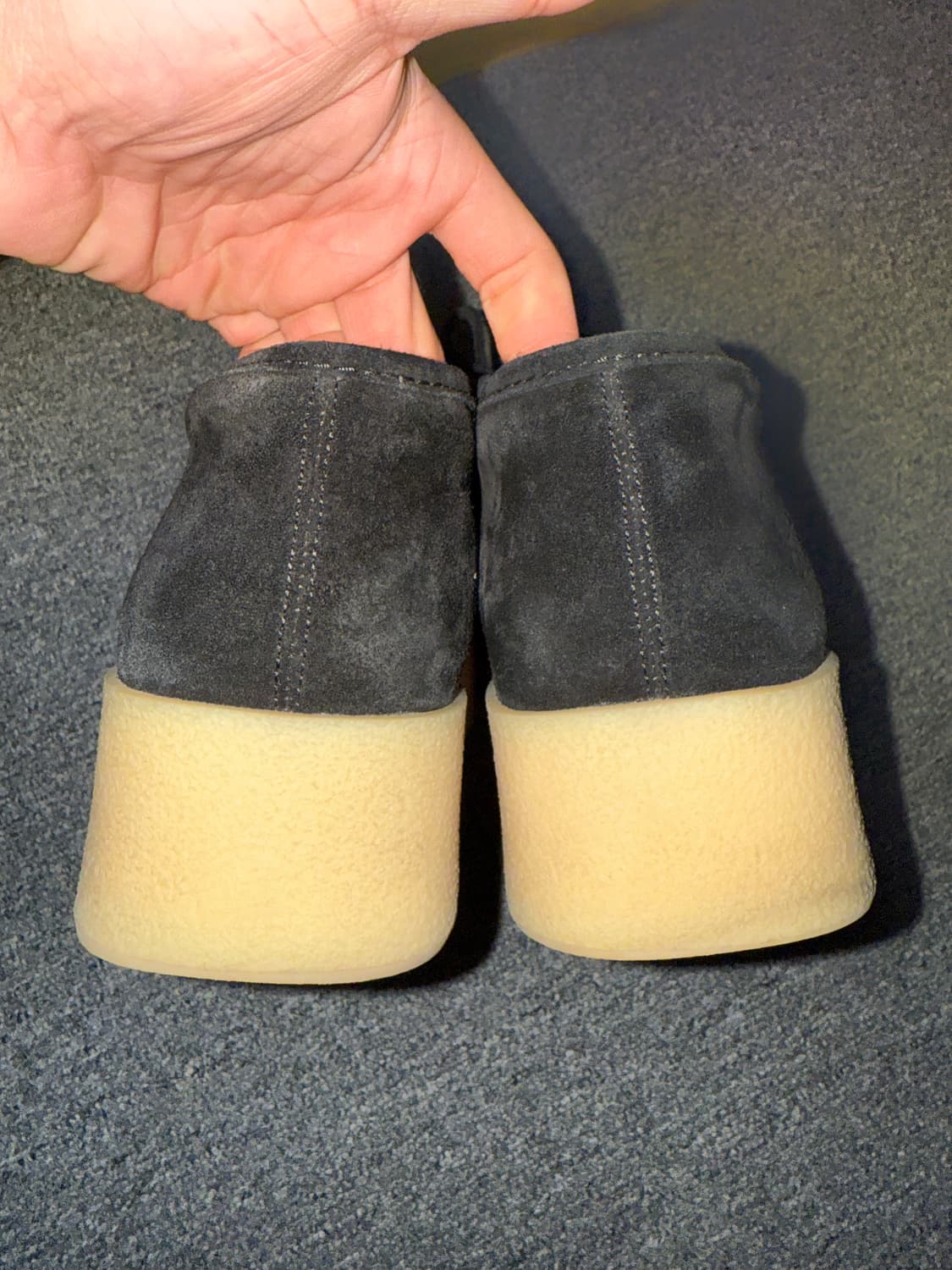 [40] 로에베 웨지 레이스업 블랙 상품이미지4