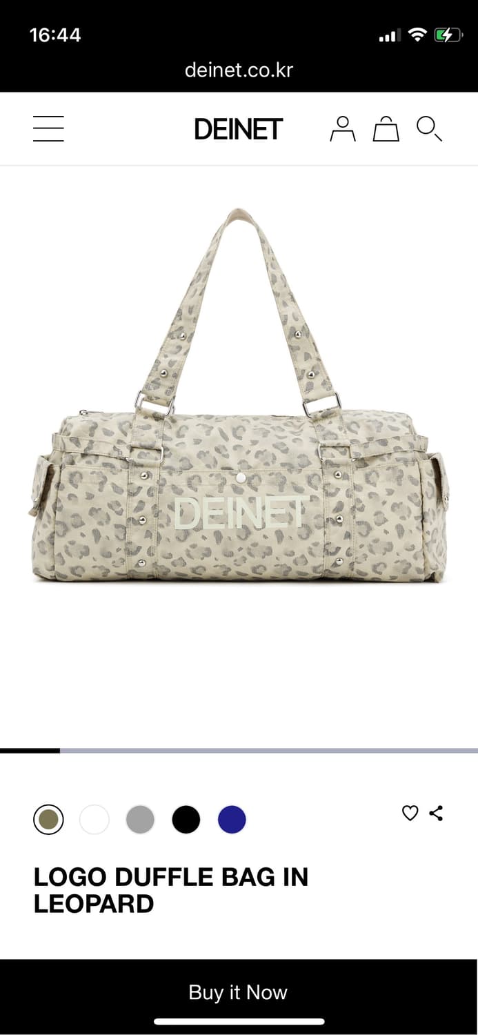 다이닛 LOGO DUFFLE BAG IN LEOPARD 상품이미지1