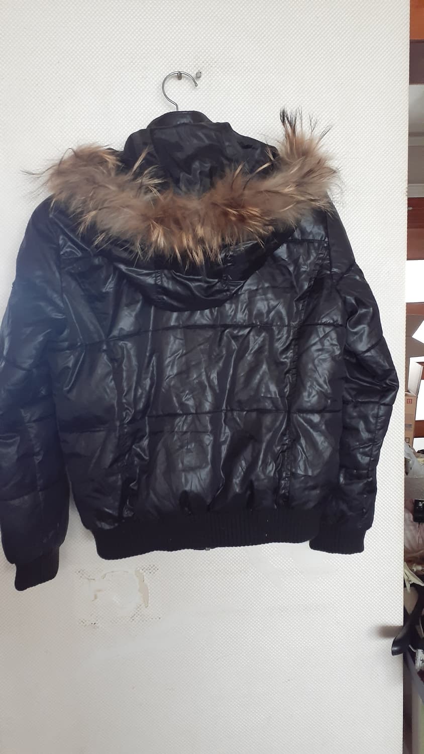 메이폴 여성 솜패딩 블랙 유광 85 상품이미지4