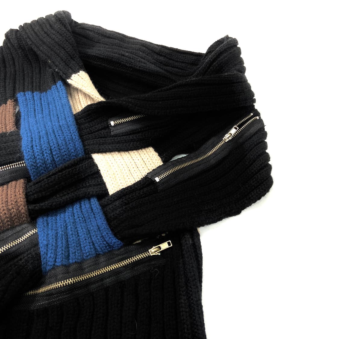 Zipper detail Knit vest  상품이미지3