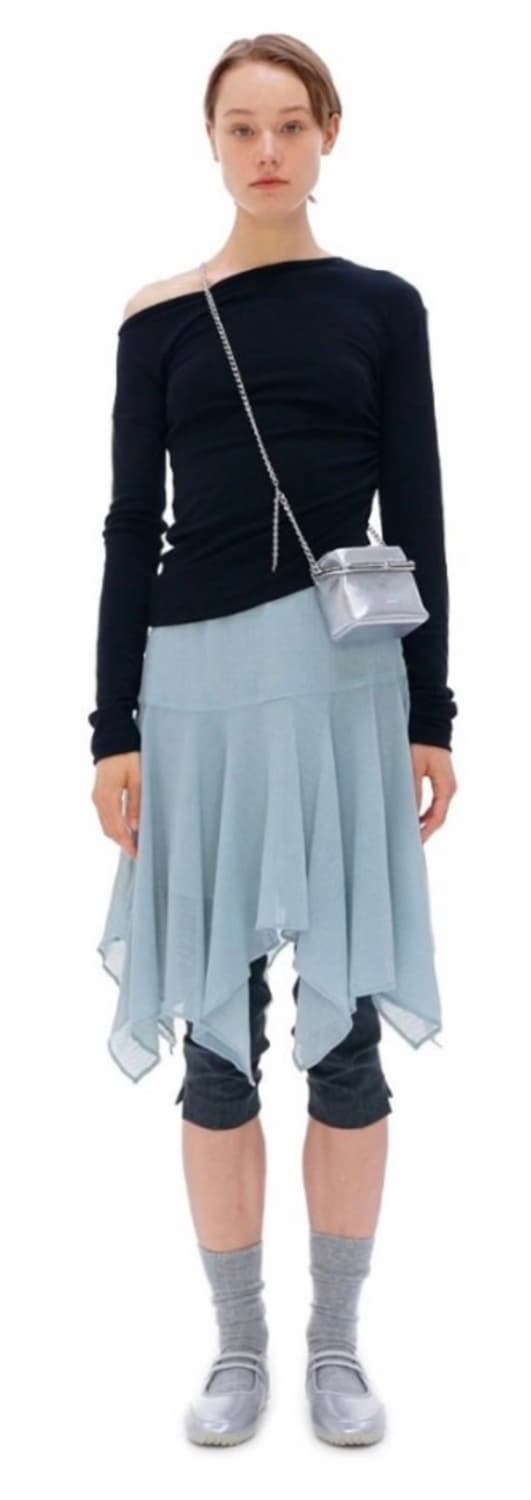 스탠드오일 실버 히포백 미니크로스백 상품이미지6