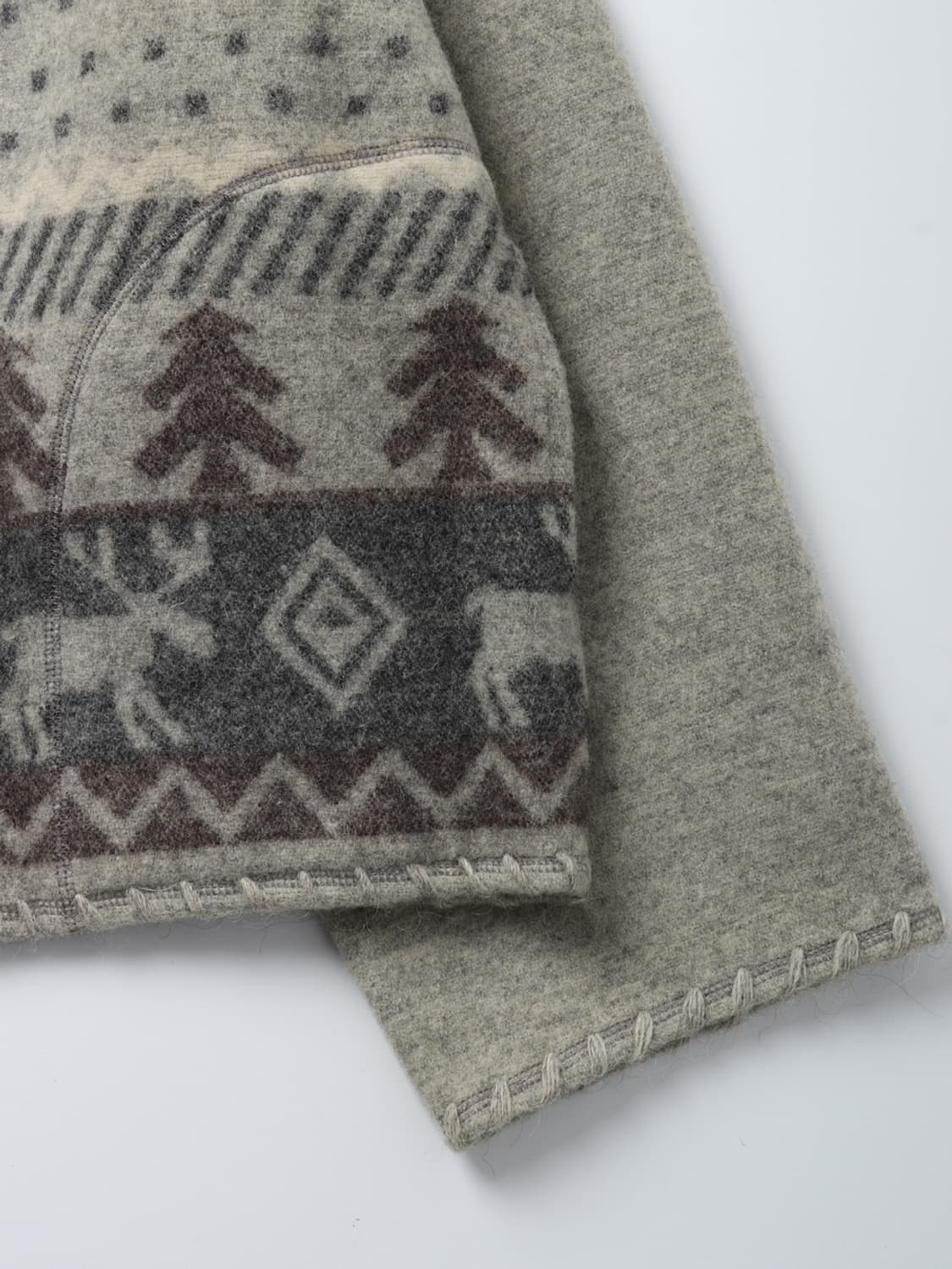 ISSEY SPORT Blanket Stitch Wool Jacket 상품이미지5