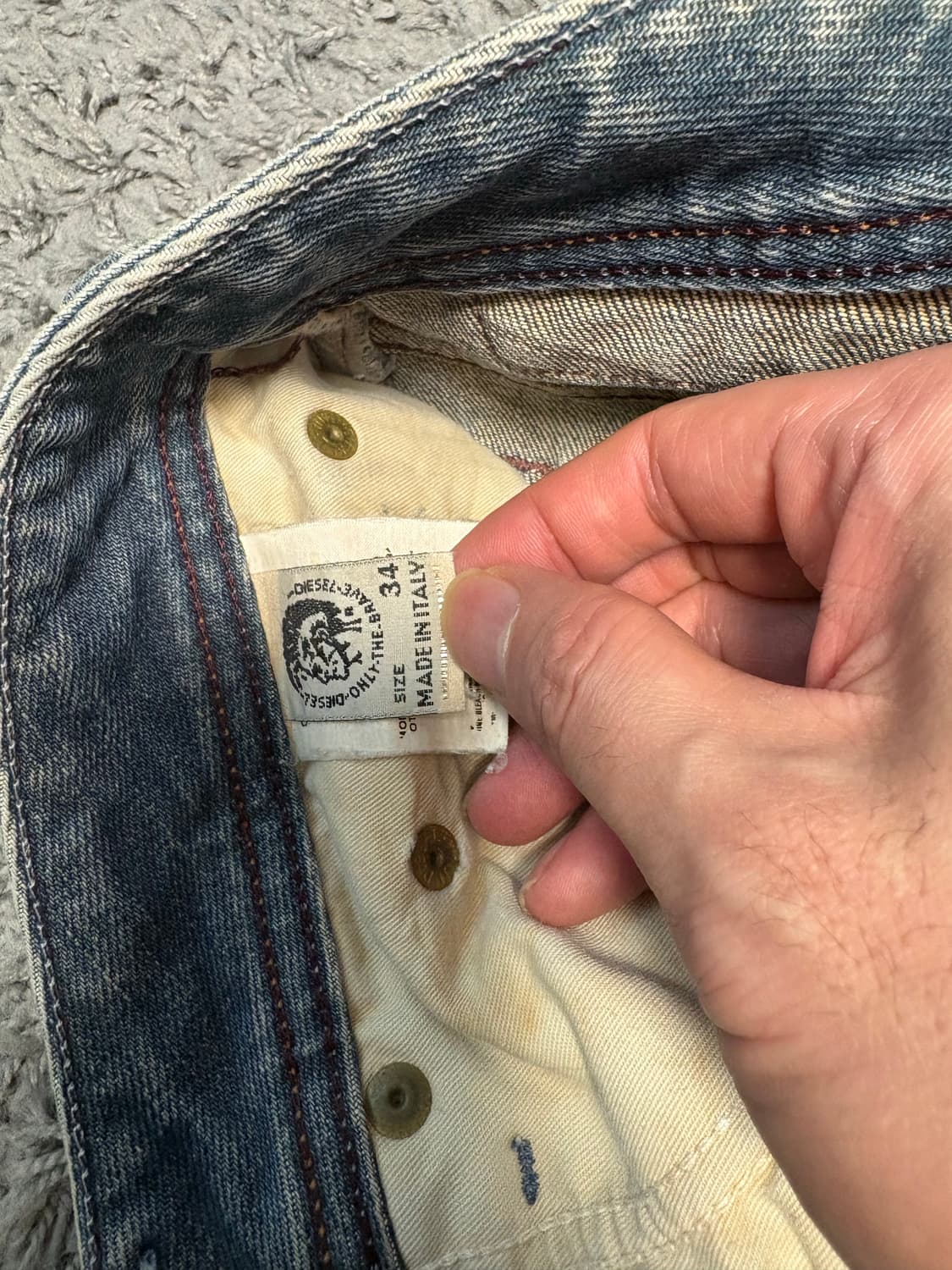 디젤 청반바지 34 상품이미지3