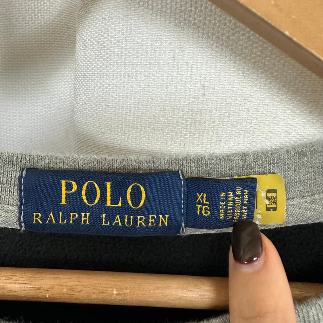   폴로랄프로렌 남자 기모 맨투맨 티셔츠 그레이 XL OI 상품이미지8