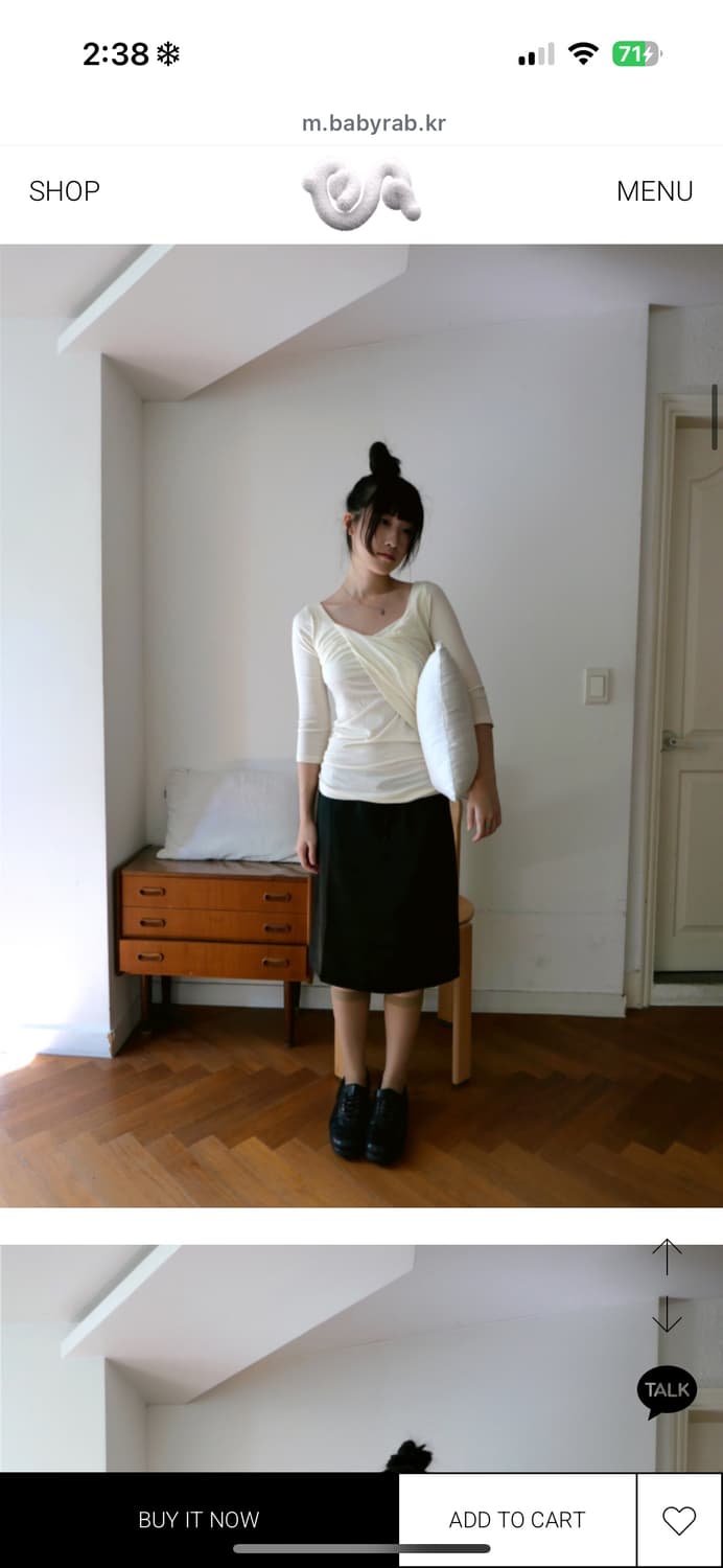 [BABYRAB] fountain t in butter 베이비랩 상품이미지1