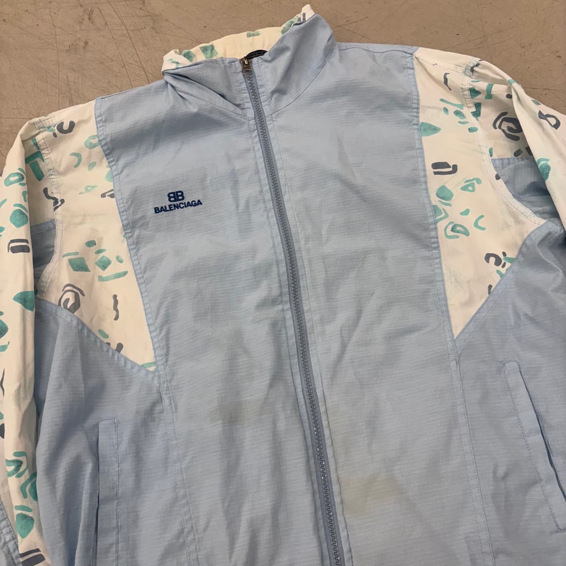 발렌시아가 00s 패턴 투톤 자켓 상품이미지2