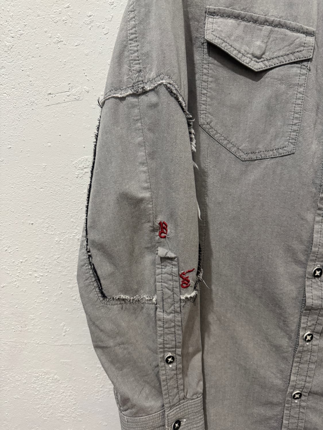 디젤 978 자수 셔츠 상품이미지4