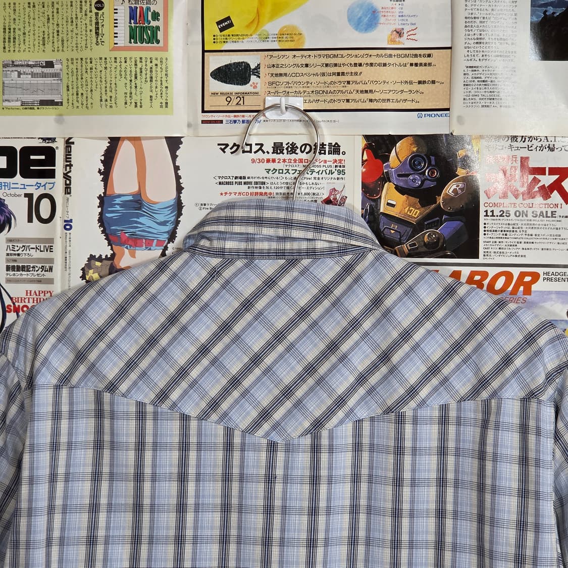 컨버스 체크 웨스턴 반팔 셔츠 상품이미지6