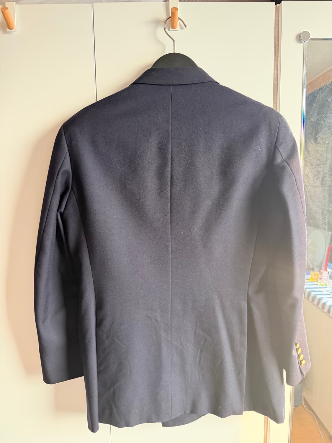 폴로 네이비 금장 더블 자켓 L 상품이미지2