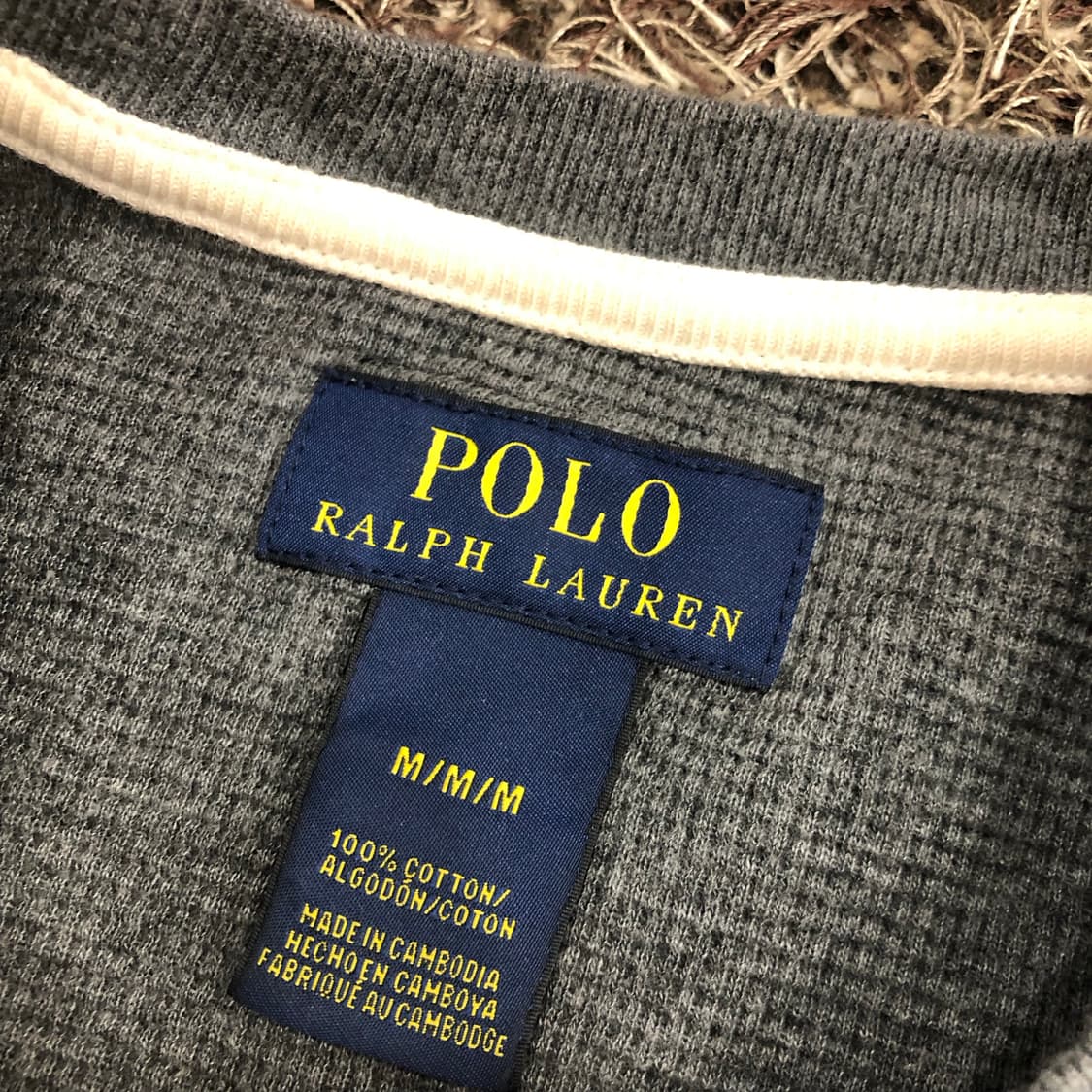 폴로 랄프로렌 와플 긴팔 티셔츠 롱슬리브 상품이미지4