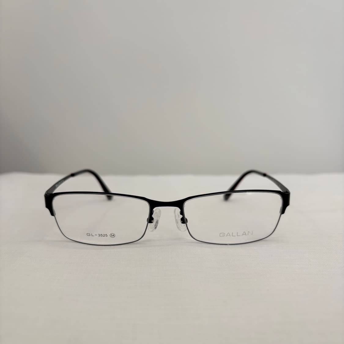 GALLAN 블랙 무광 사각 빈티지안경 상품이미지1