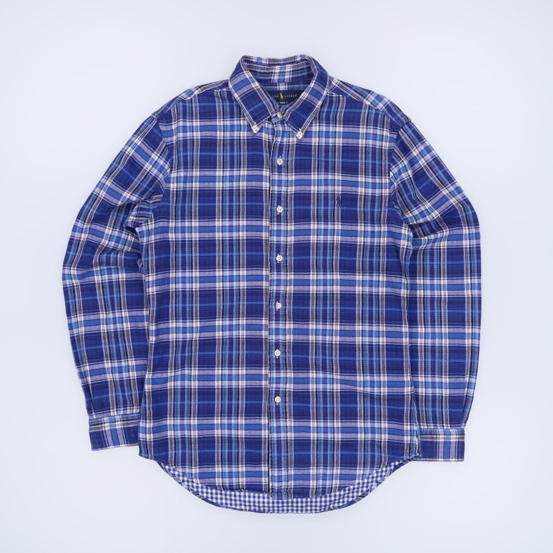 [M] 신형 폴로 랄프로렌 슬림핏 타탄체크 펀 셔츠 3905 상품이미지1