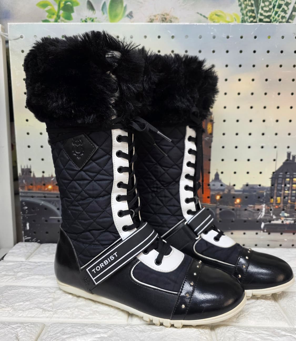 톨비스트 스파이크리스 골프부츠 여성 겨울골프화 245~250 LB78 상품이미지3