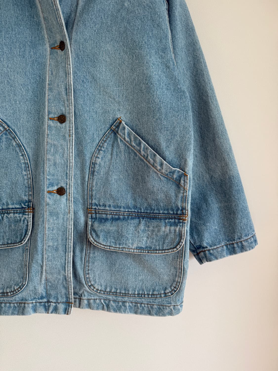 KENJI 데님 커버울 상품이미지3