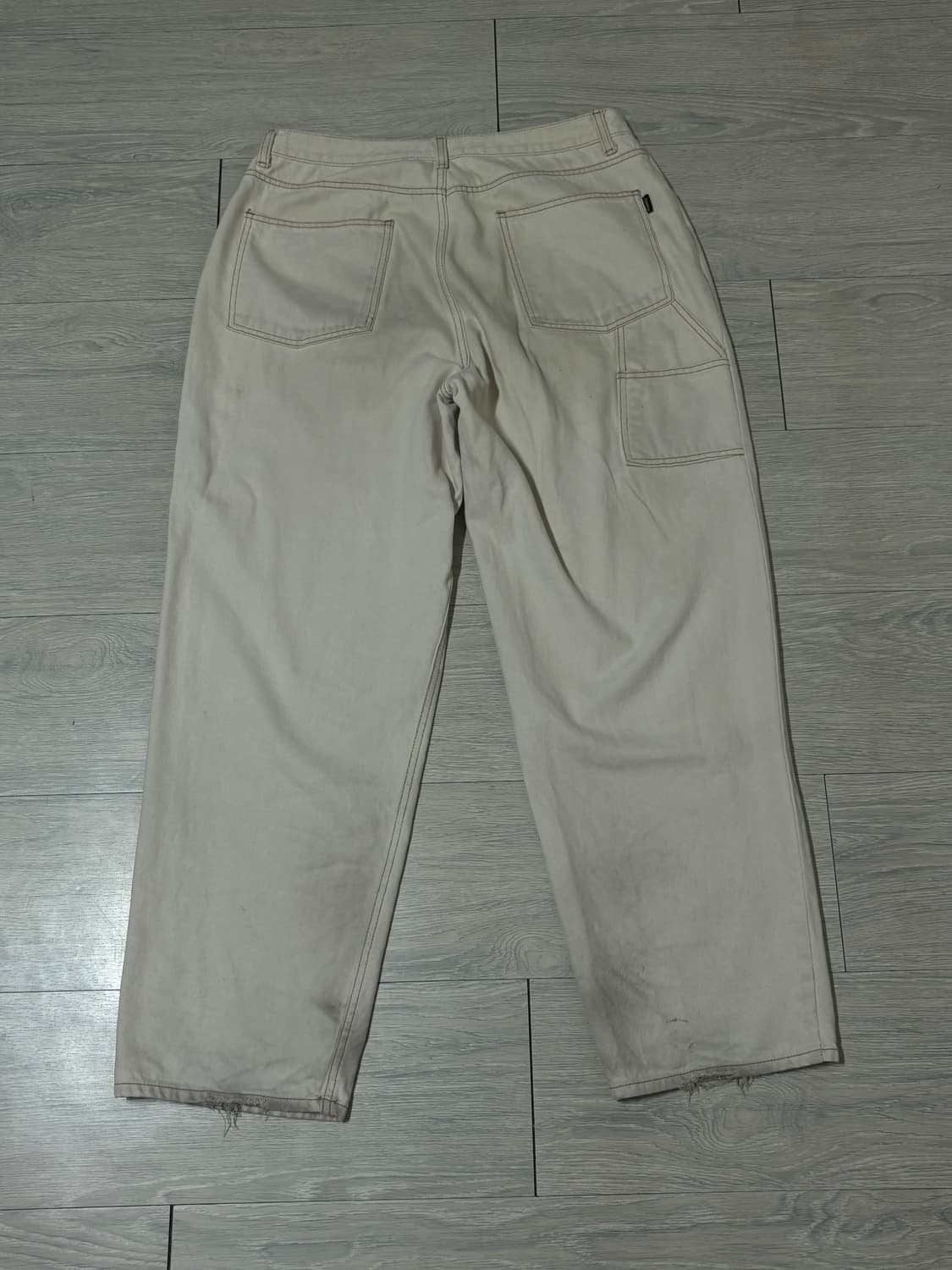 <비에스래빗> 카펜터 팬츠 크림 상품이미지3