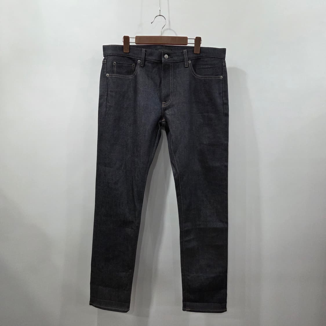 유니클로 진스 셀비지 생지 데님팬츠 36 상품이미지1