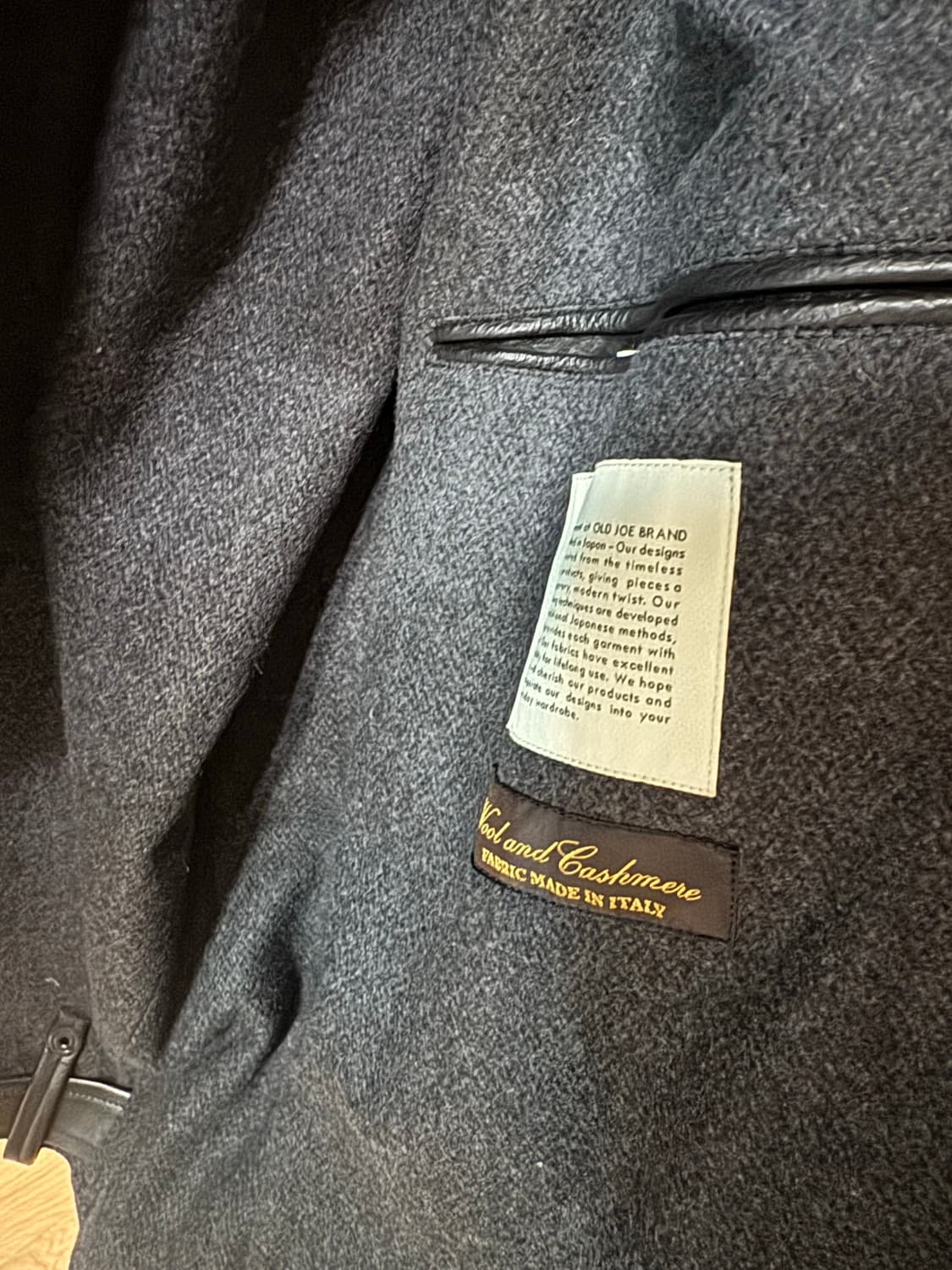 올드조 라이더 자켓 38 이태리 카우레더 상품이미지3