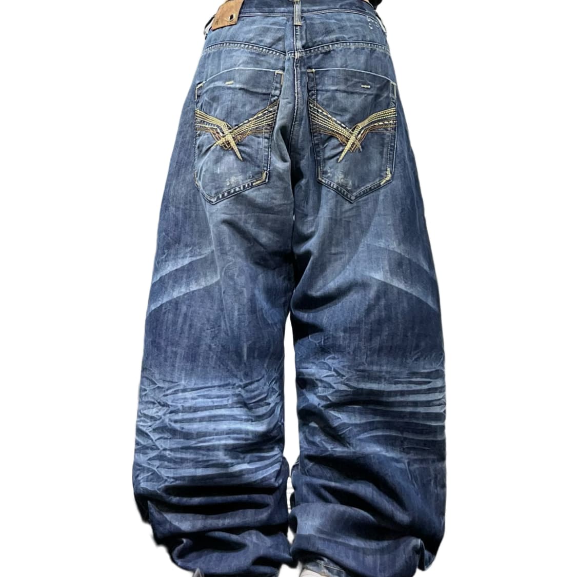 cat washing scratch denim 상품이미지1