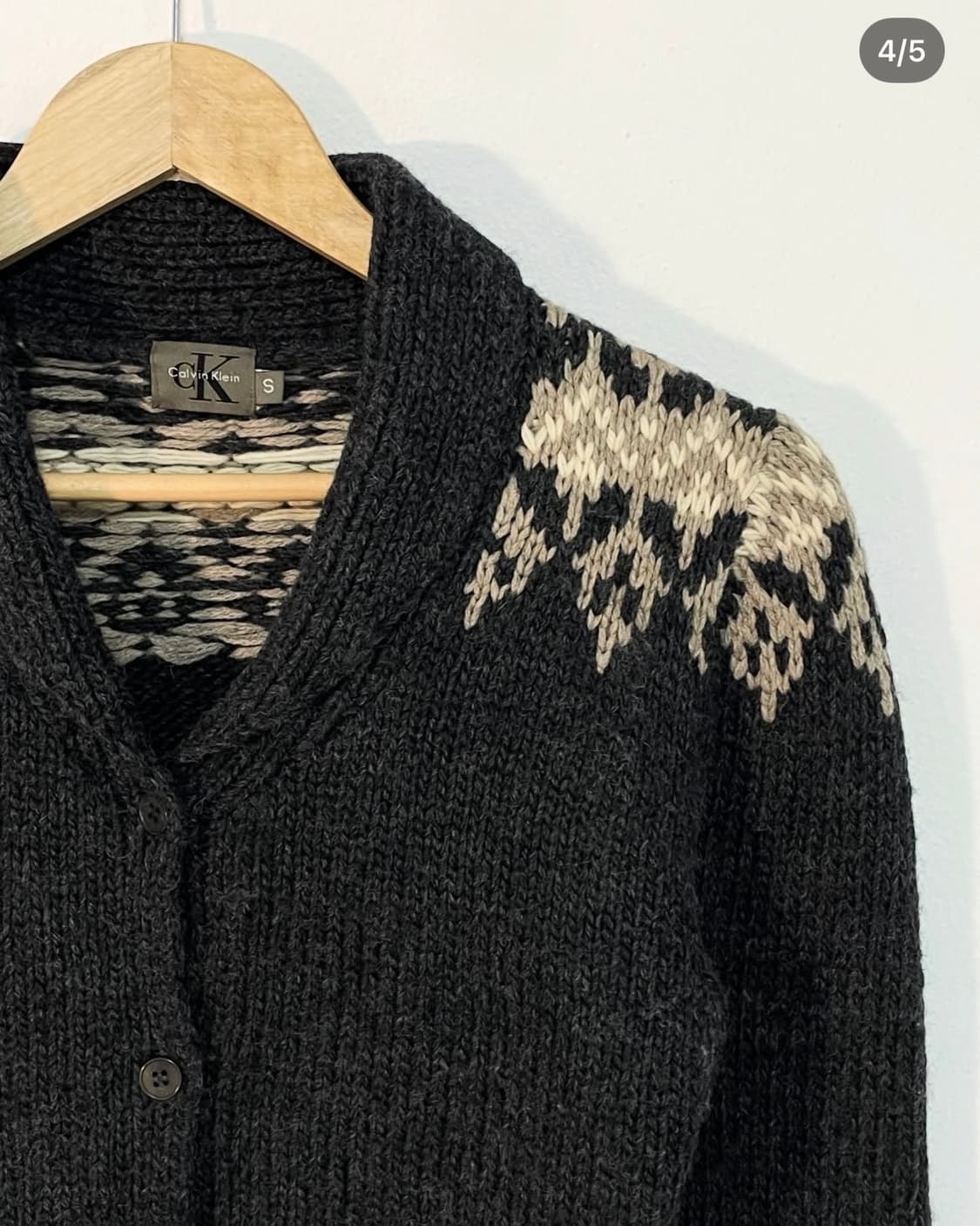 켈빈 노르딕 니트 가디건 상품이미지4