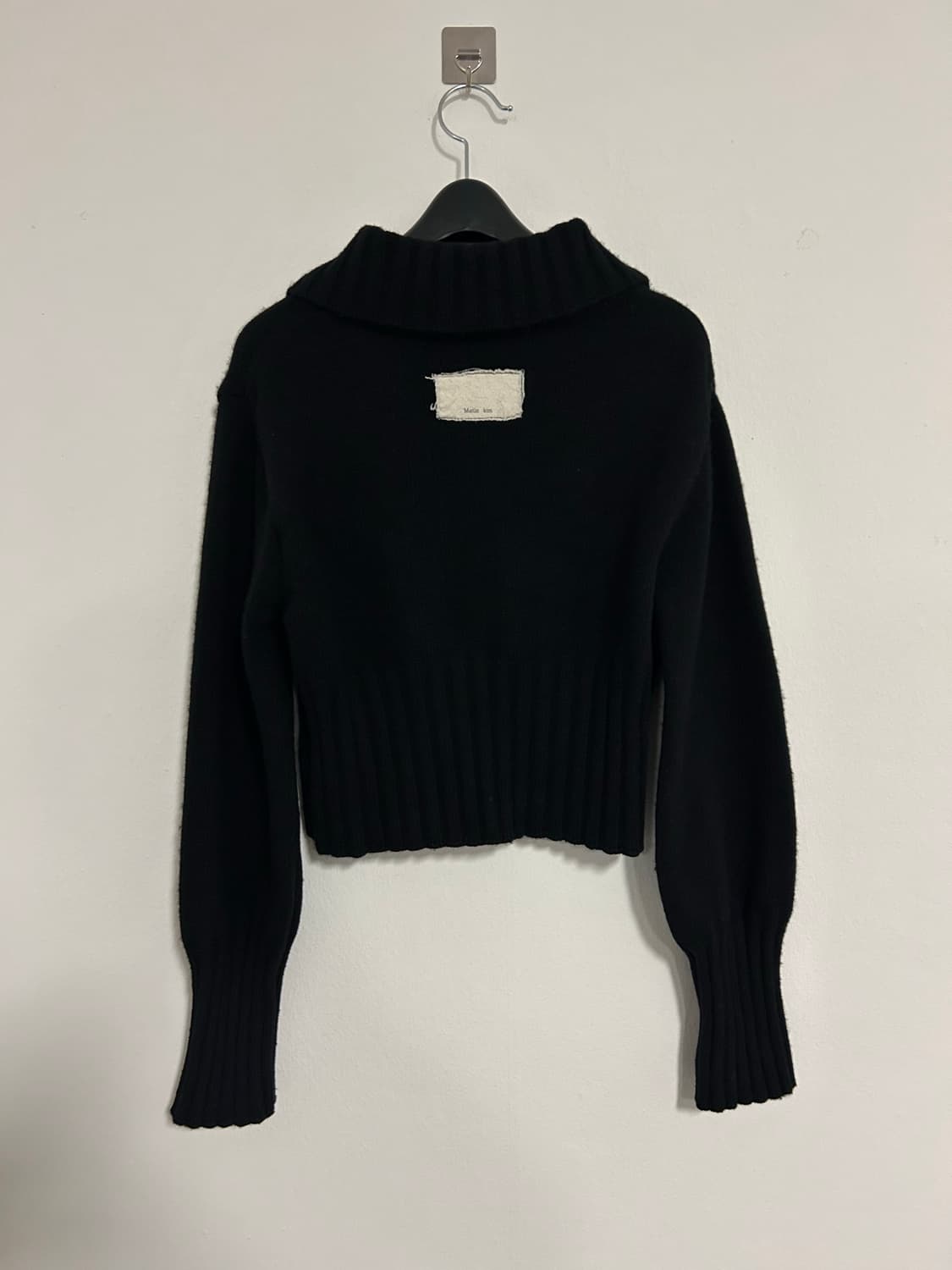 마뗑킴 메리노울&캐시미어 블렌드 카라 크롭 가디건 상품이미지3