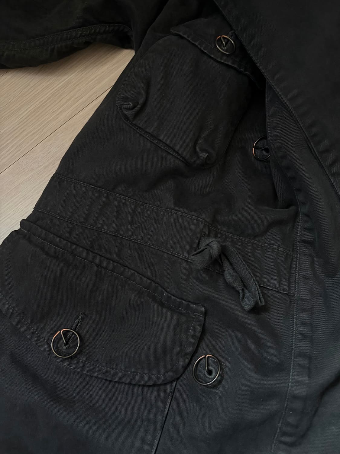 캐피탈 링코트 블랙 롱버전 [1] 상품이미지5