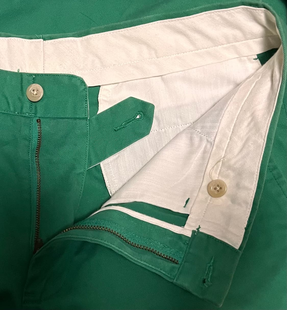 폴로 랄프로렌 면바지 33/32 그린 상품이미지2