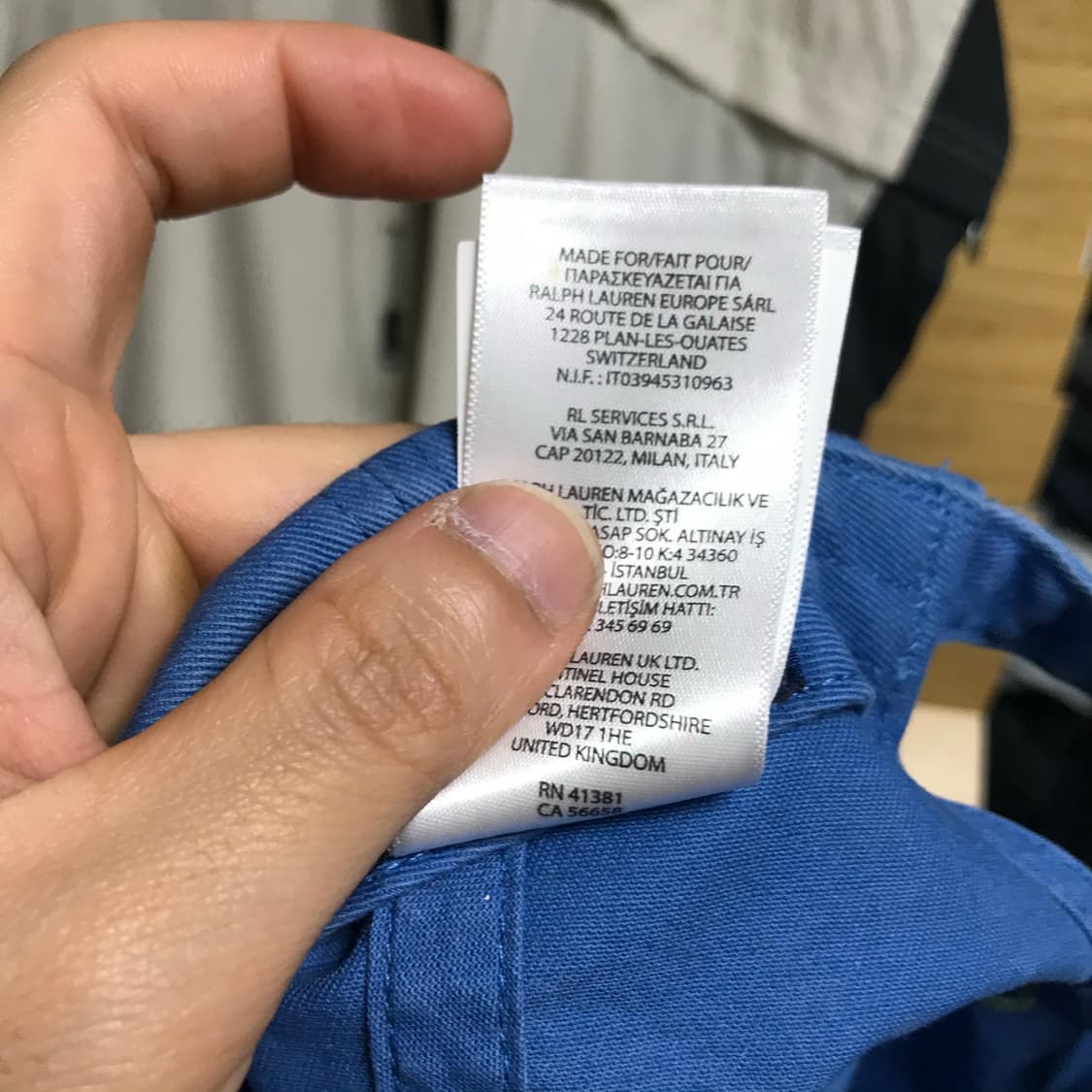 폴로 큐알 볼캡 상품이미지7