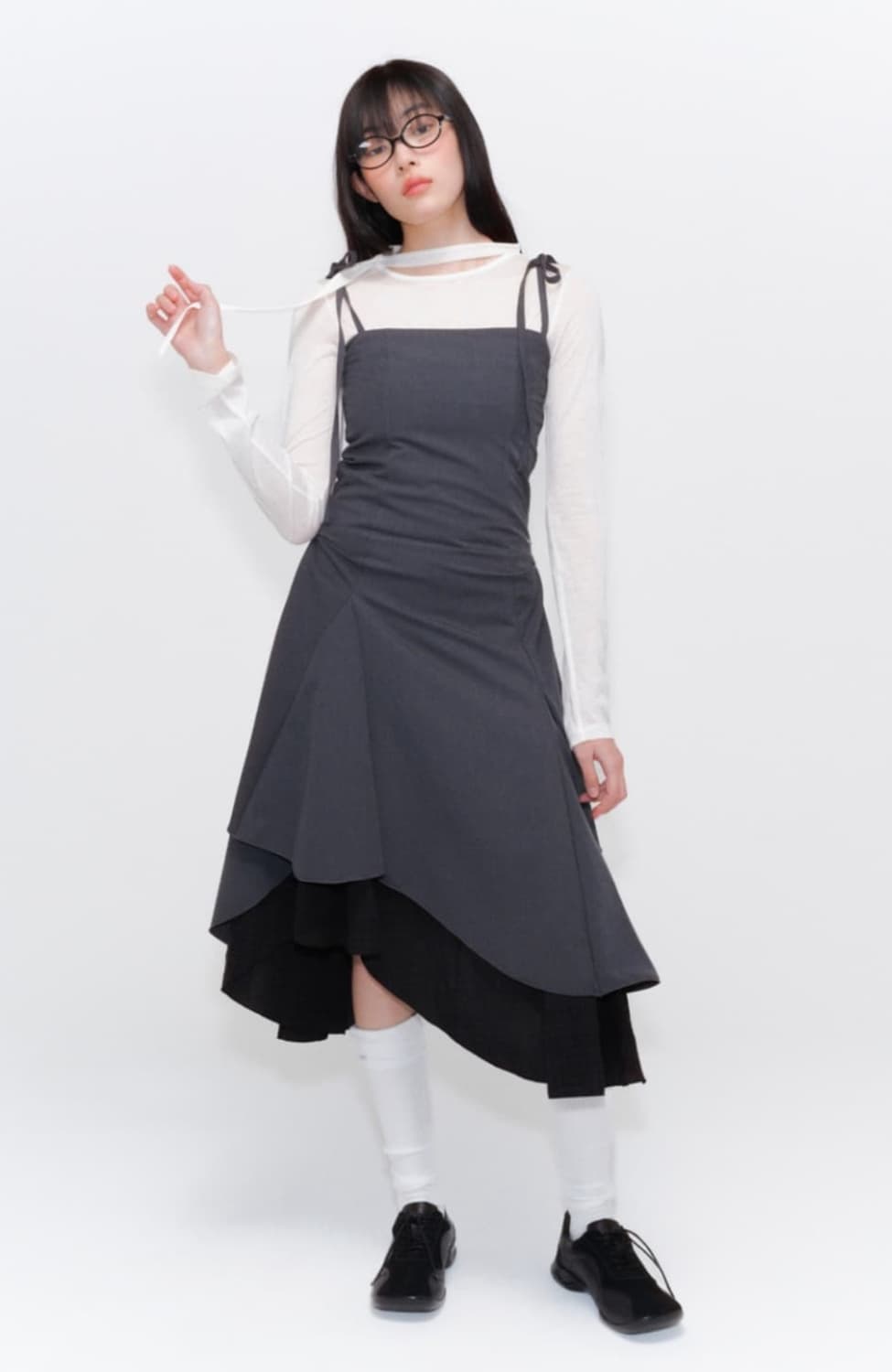 (삽니다) 미세키서울 언발란스 레이어드 원피스  상품이미지1