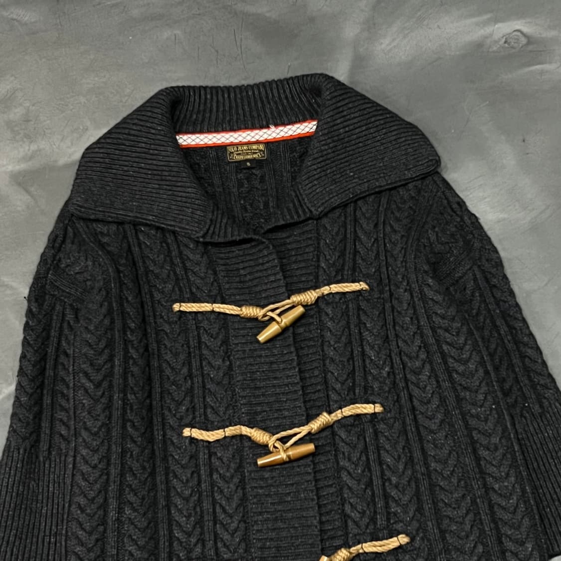  폴로 진스 꽈배기 더플 가디건 y15512 상품이미지3