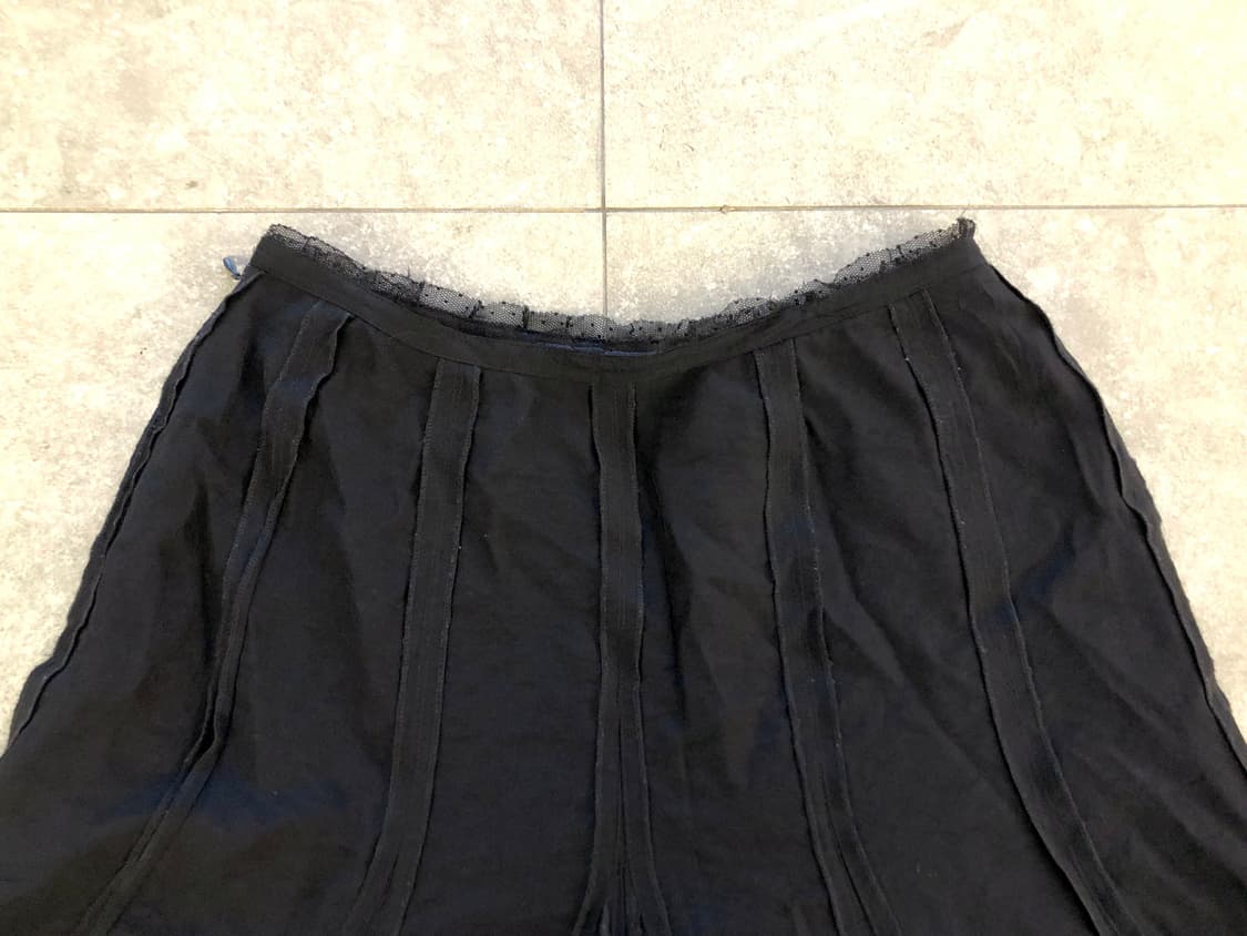 Sonia Rykiel 레이온 블랙 패널 스커트 상품이미지2