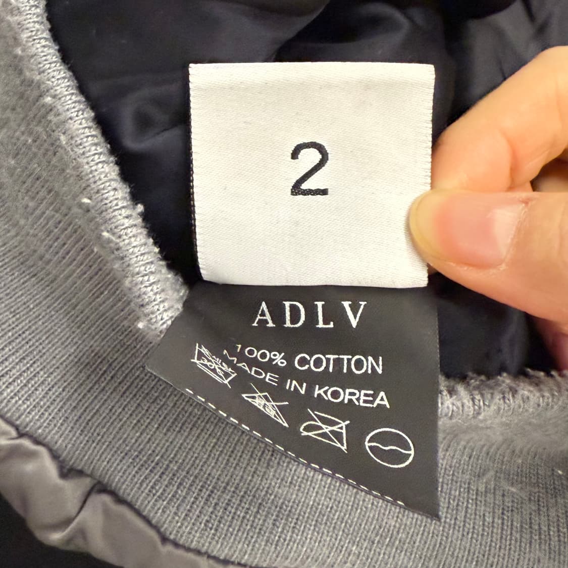 [정품/2] 아크메드라비 ADLV 항공점퍼 그레이 b18 상품이미지7