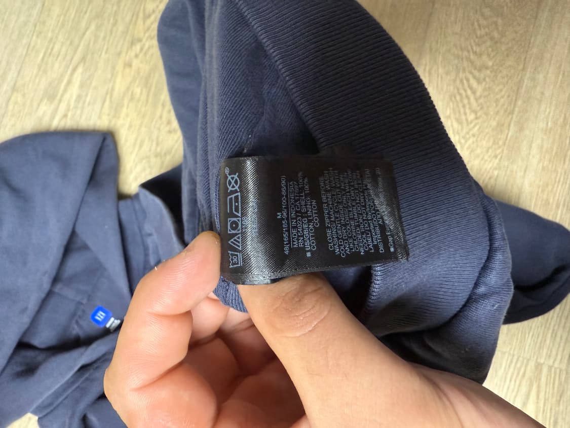 이지갭 미발매 후드집업 네이비 M 상품이미지3