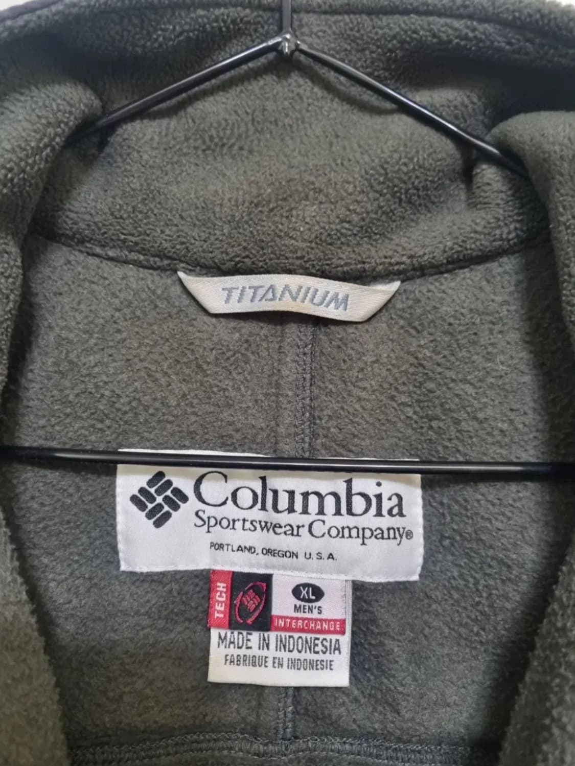 컬럼비아 티타늄 플리스 집업 조끼/남성XL 상품이미지3