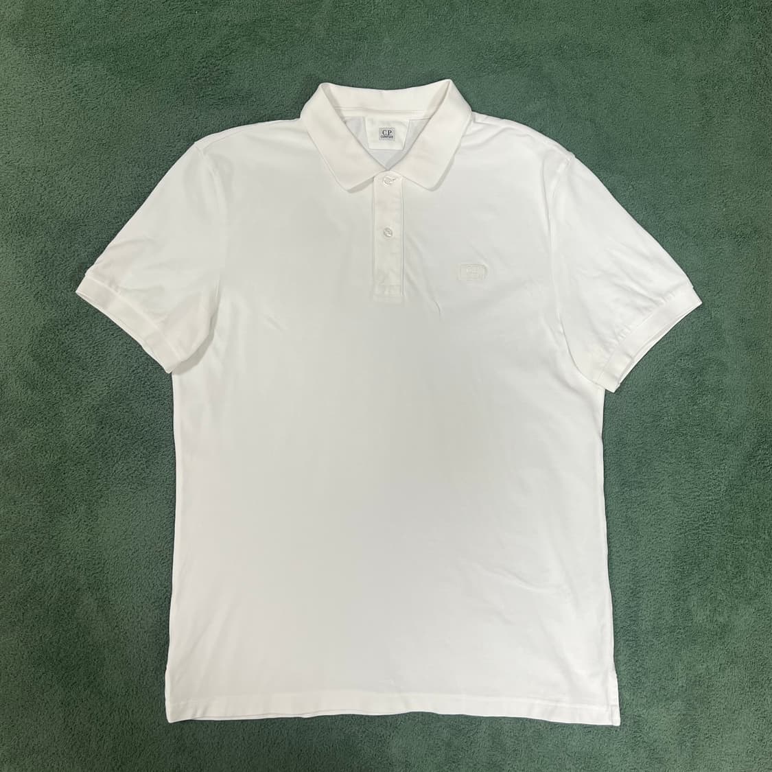 C.P.컴퍼니 화이트 카라 반팔 상품이미지1