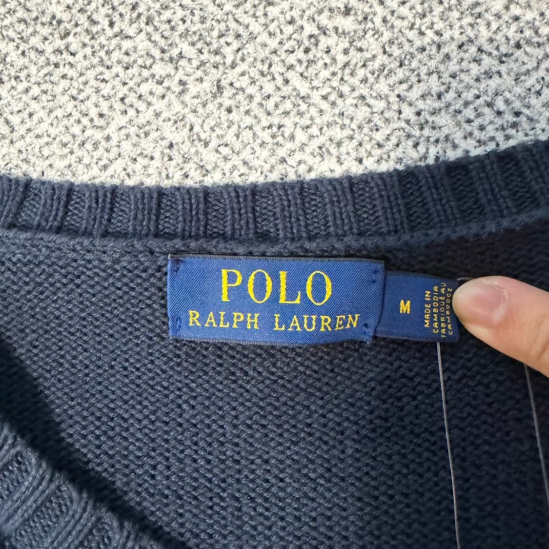 폴로 랄프로렌 네이비 니트 상품이미지3