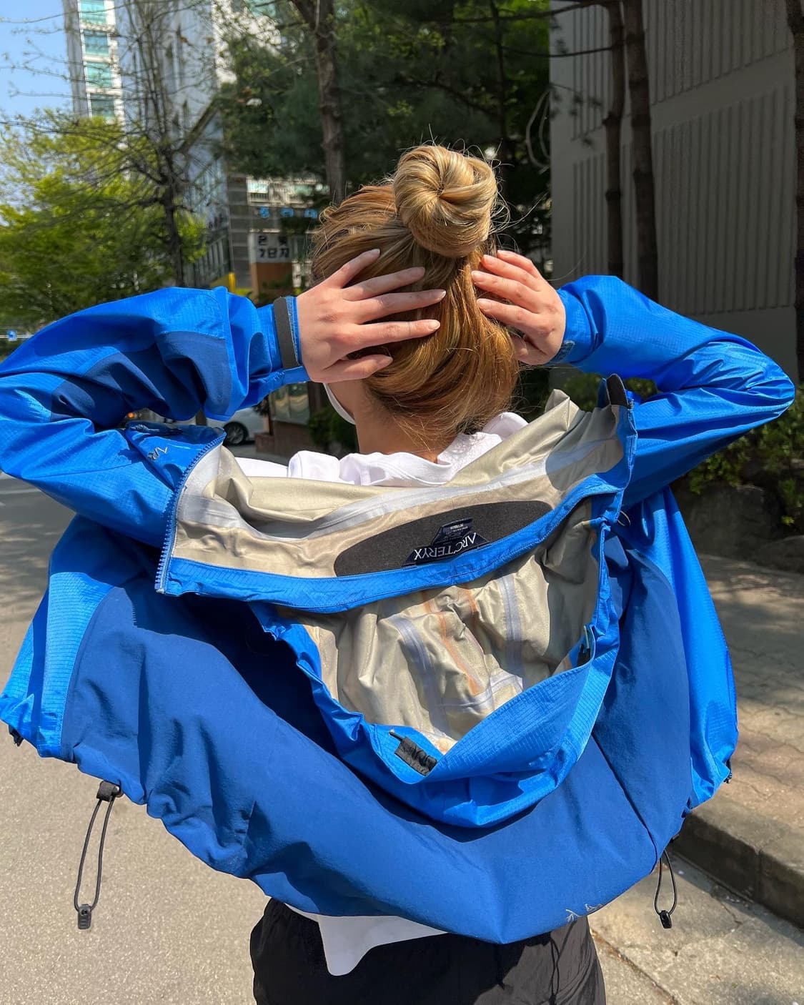 아크테릭스 알파 SL 블루 자켓 상품이미지5