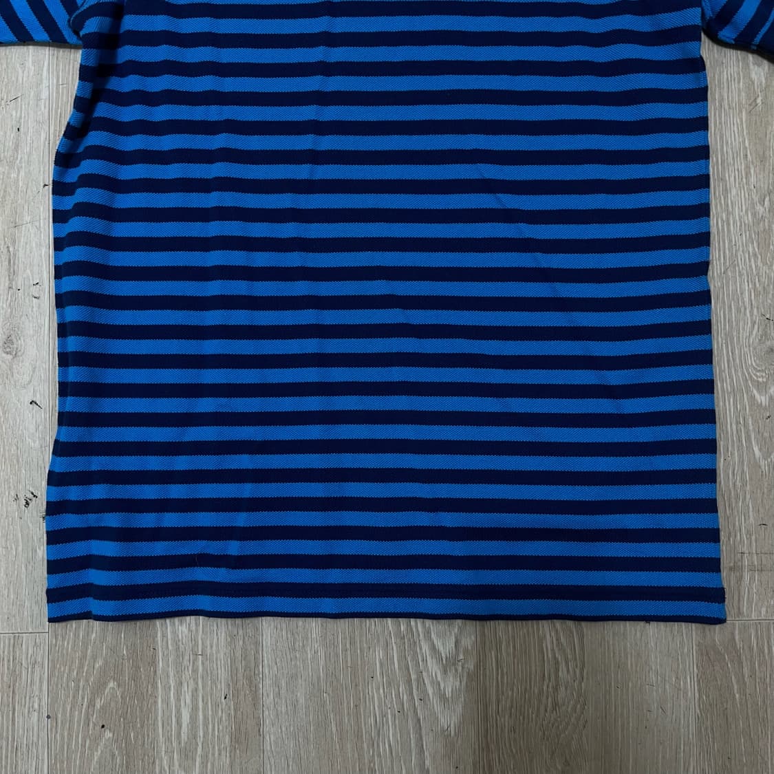 프레드페리 스트라이프 단가라 PK 반팔 카라티 [블루] M/95 상품이미지3