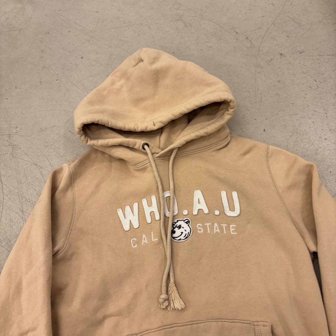 후아유 캘리포니아 불독 빅로고 후드티 상품이미지2