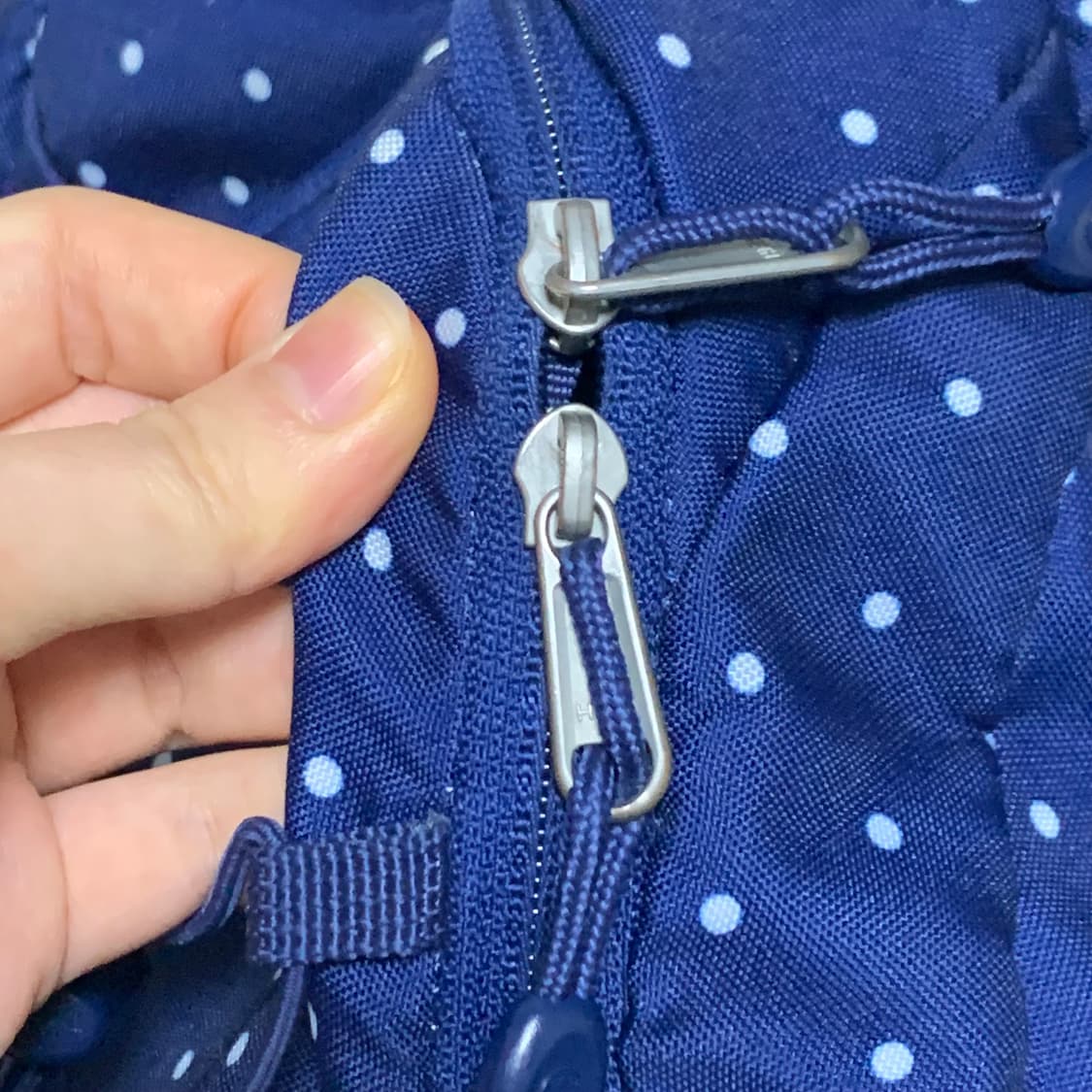 콜맨 네이비 도트 백팩 | 가방 일본 빈티지 하구미 모리걸 y2k 상품이미지8