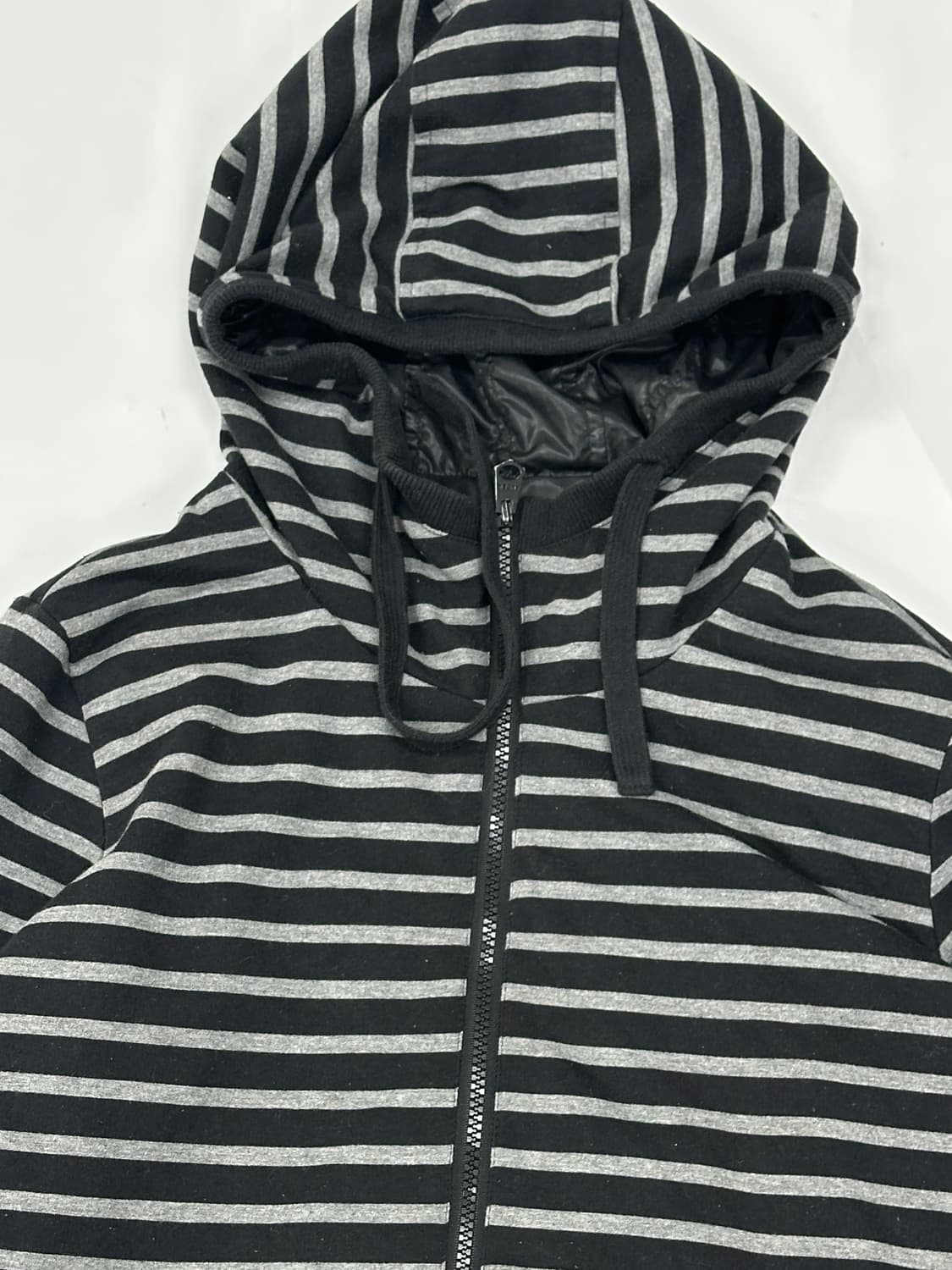 ANDEW리버시블 펑크 그런지 후드집업 바람막이 아우터 핀터깔  상품이미지5