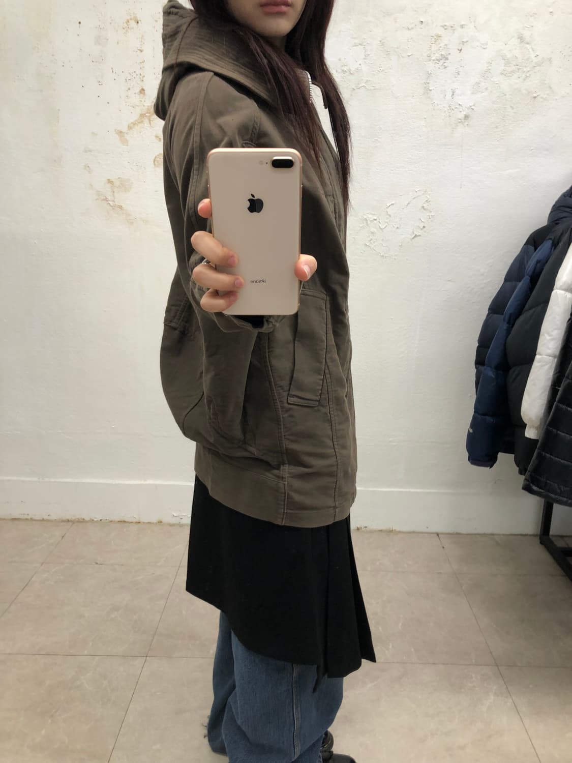 주카 브라운 야상 상품이미지6