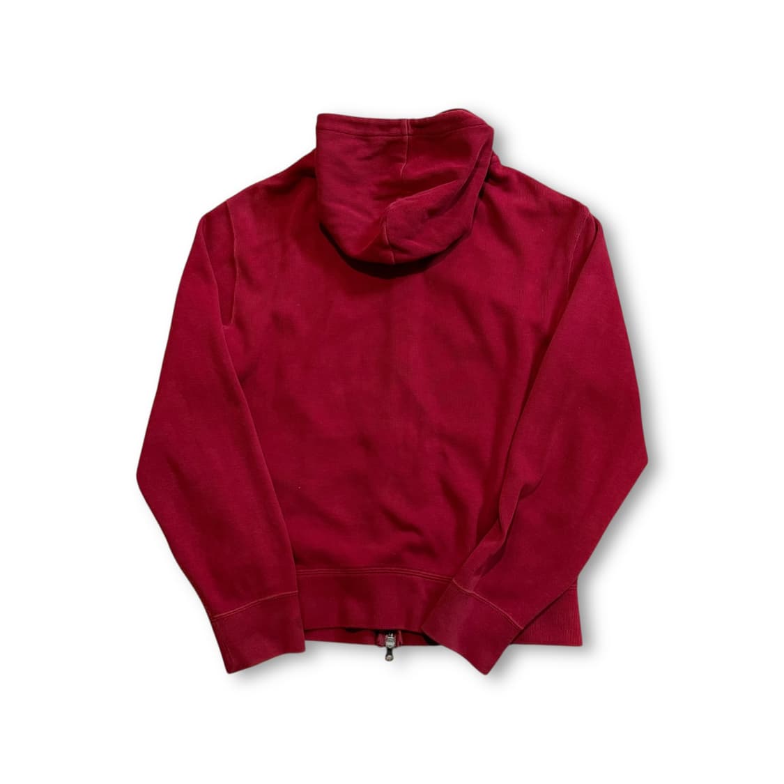 폴로 랄프로렌 버건디 코튼 투웨이 후드집업 상품이미지2