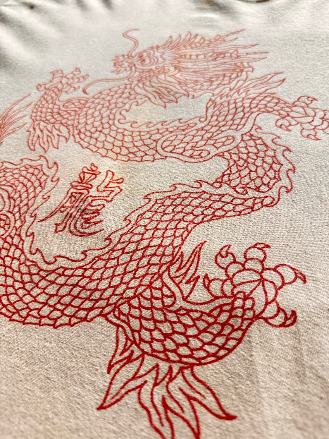 90s earth creations Oriental Dragon 티셔츠 상품이미지6