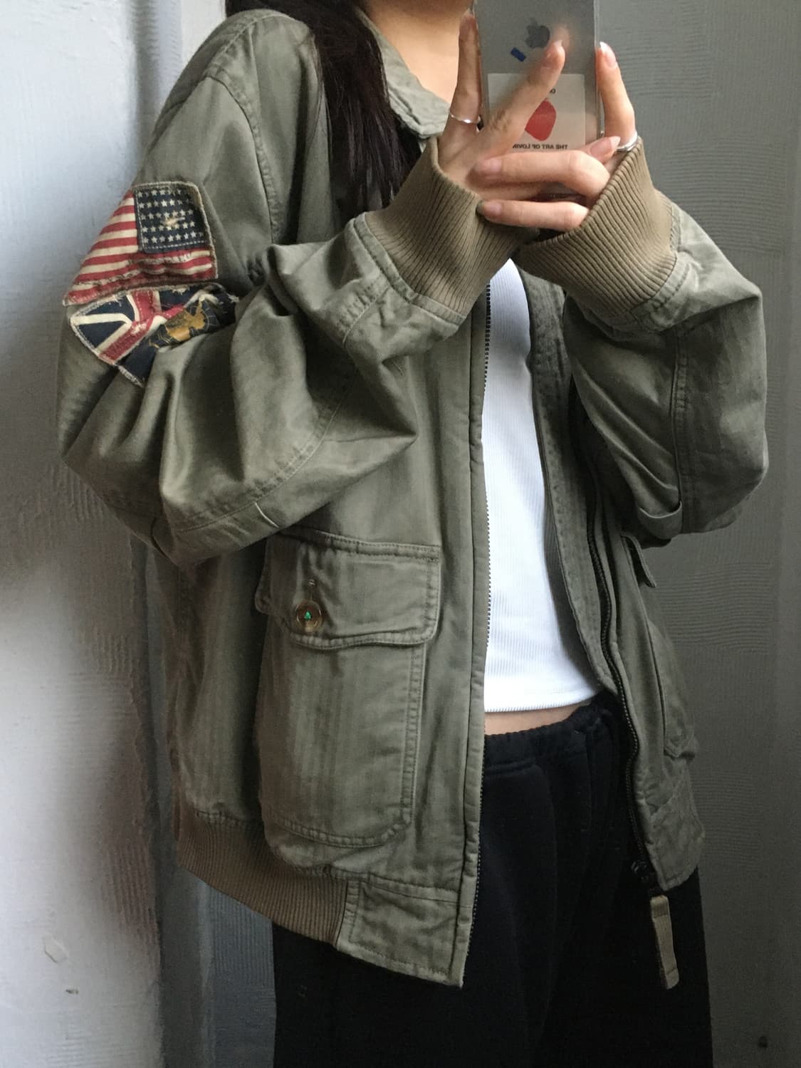 Denim&supply 데님 앤 서플라이 성조기 패치 플라잉 자켓  상품이미지2