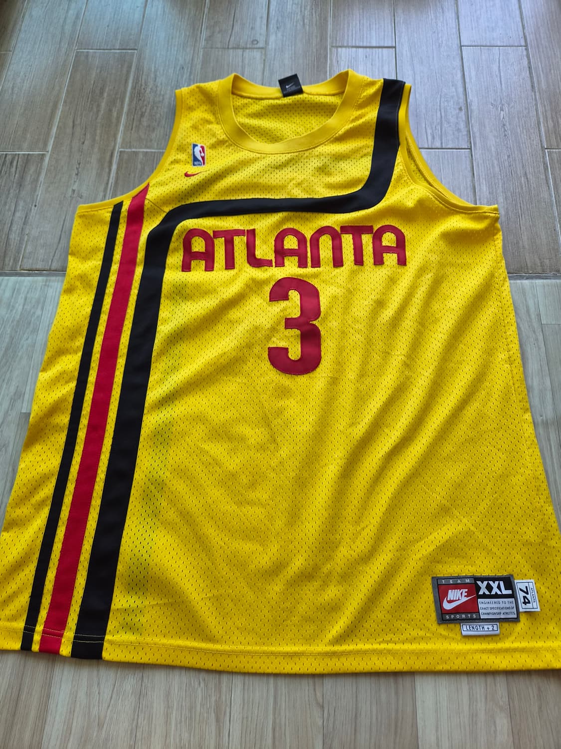 NBA 나이키 애틀랜타호크스 올드유니폼 2XL #3 샤리프 압둘라힘 상품이미지1
