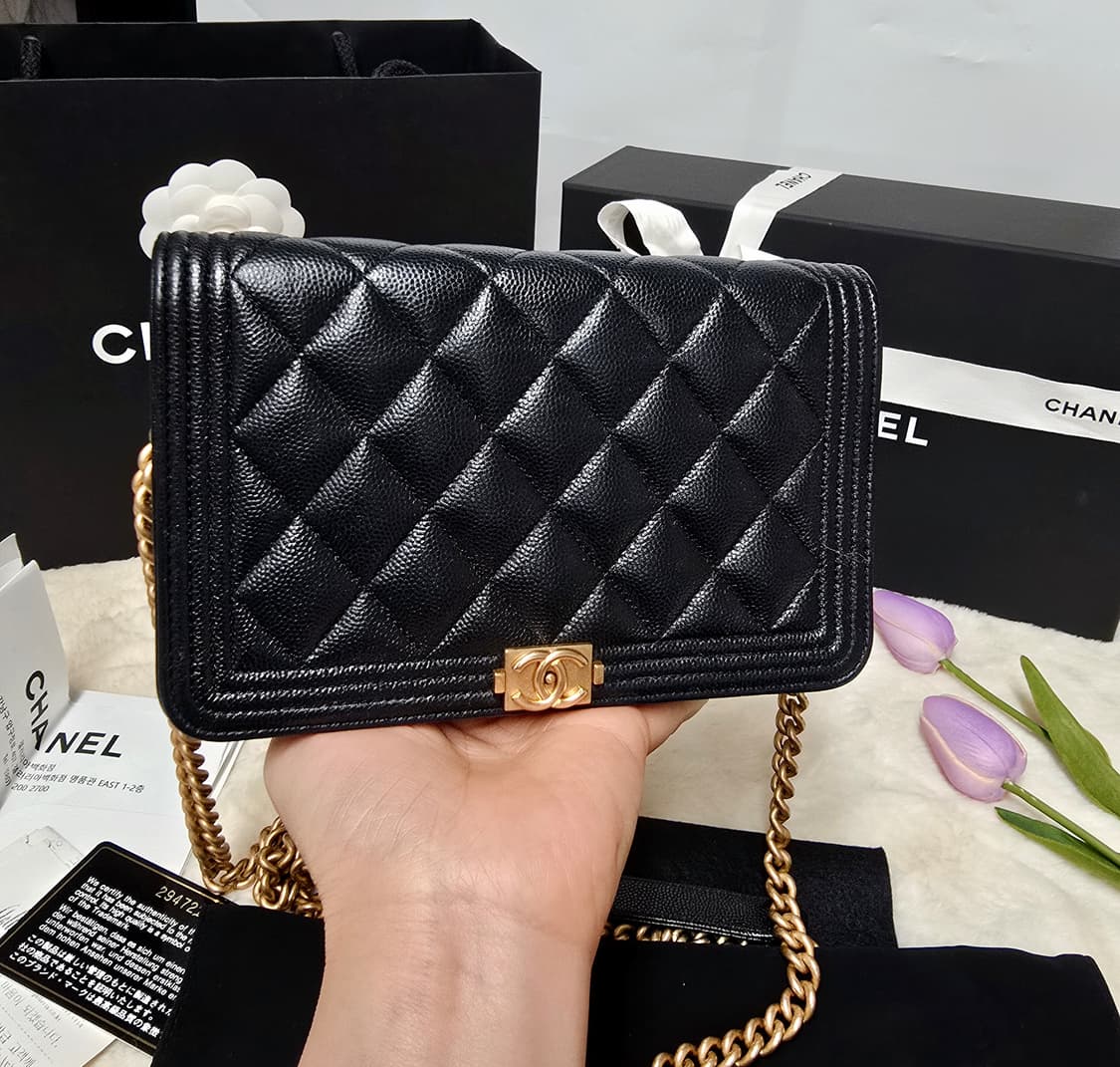 샤넬woc백 금장 정품 풀구성 상품이미지3