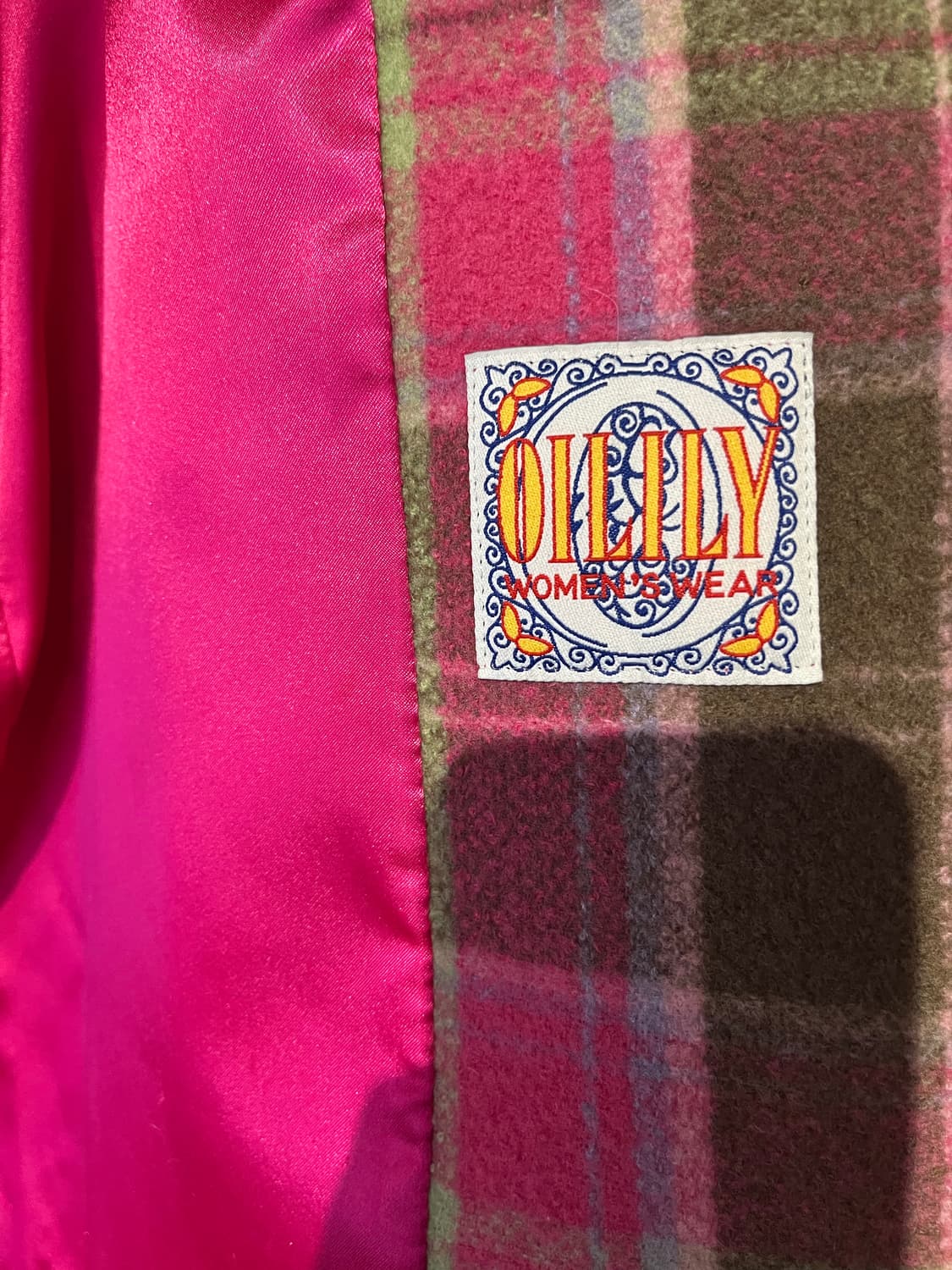 오일릴리 체크 후드 코트 상품이미지5