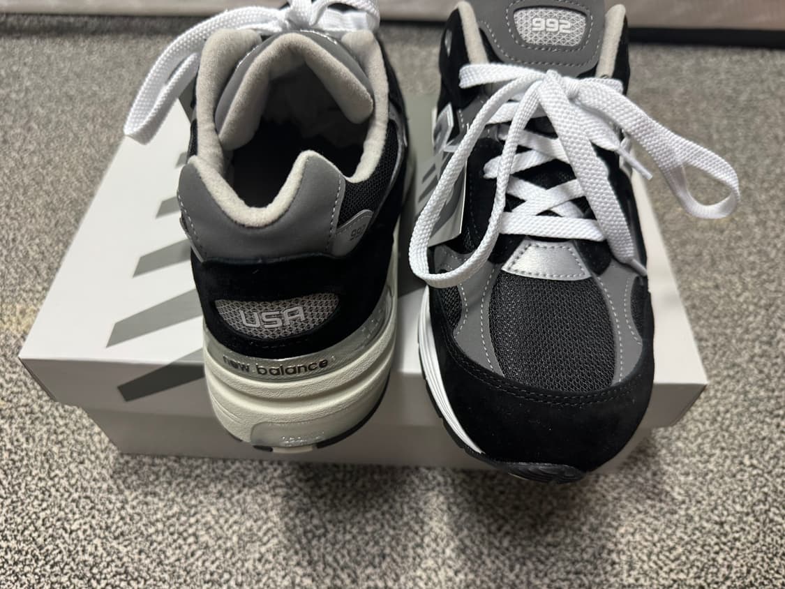 뉴발란스 992 블랙 bk 275사이즈 상품이미지2